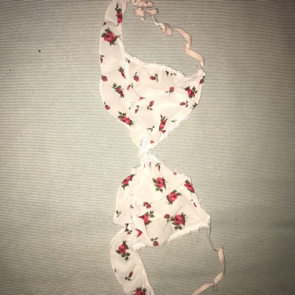 Rose Patterned Bralette - Picture 2 of 3